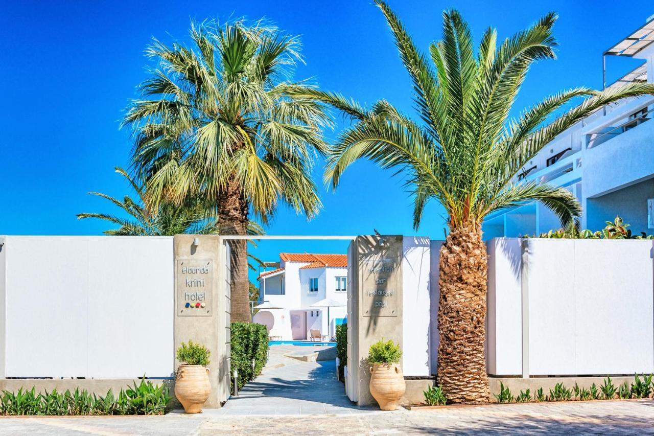 Elounda Krini Hotel Bagian luar foto