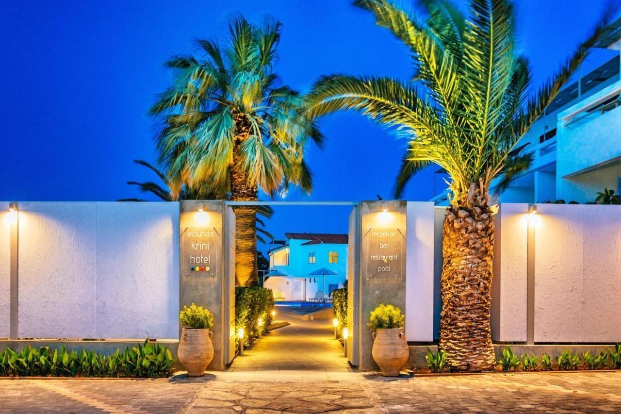 Elounda Krini Hotel Bagian luar foto